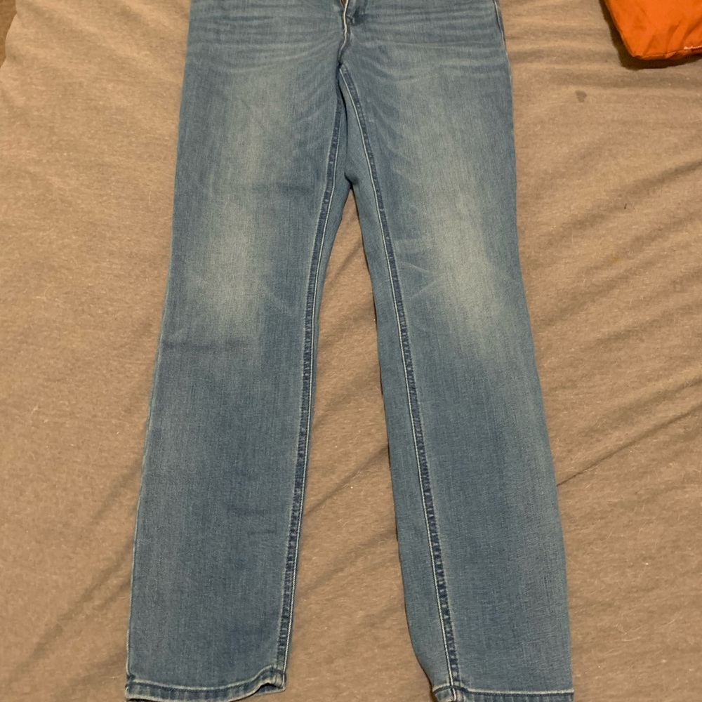 Light blue skinny jeans